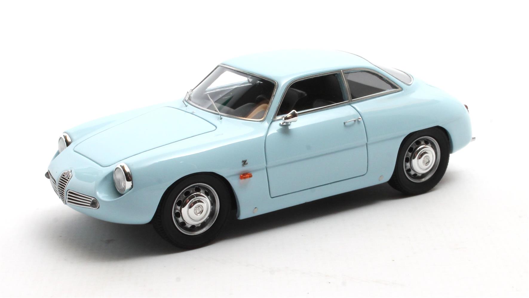 Alfa Romeo Giulietta SZ 1961 Blauw - 1:43  Alfa Romeo Giulietta SZ 1961 Blauw - 1:43
